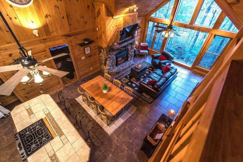 Private Creekside Cabin+Hot Tub,Pool Table, & Pets Ellijay Exterior foto